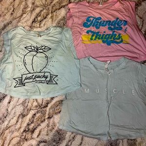 Lft clothing co workout crop tops bundle small